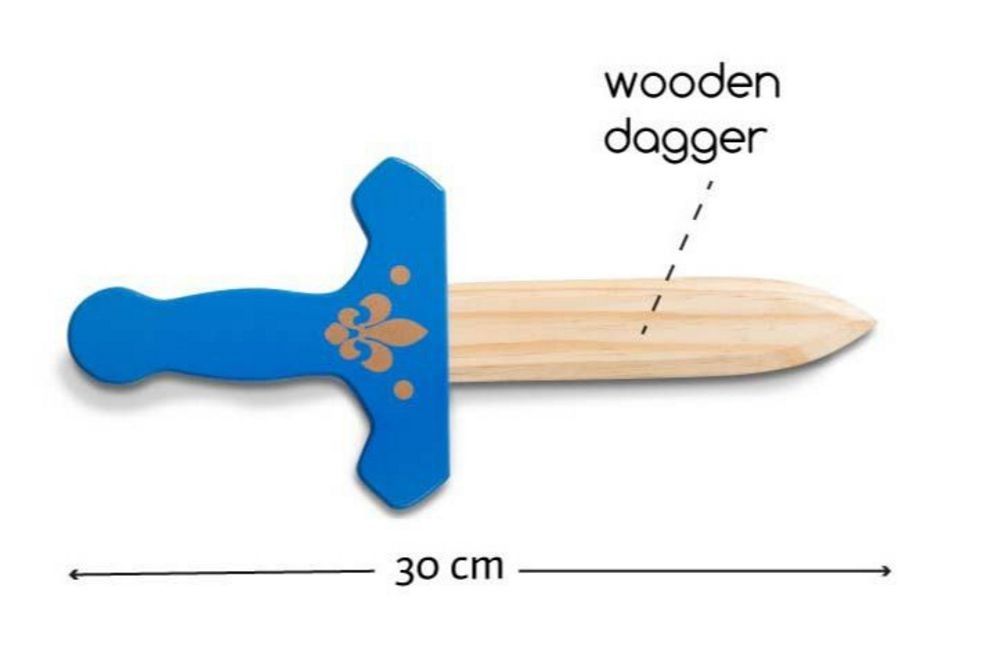 Sztylet drewniany dla dzieci Buiten Speel 30 cm