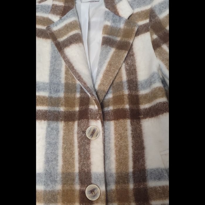 Пальто S,М стильне тепле