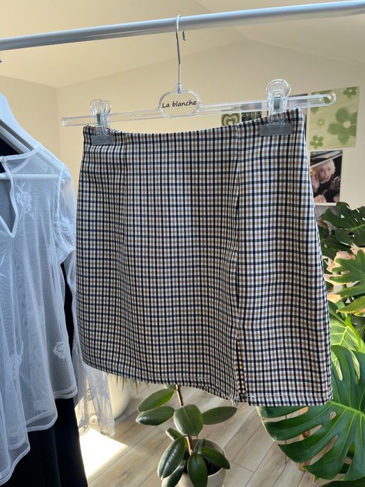 spódniczka w kratę mini coquette XS