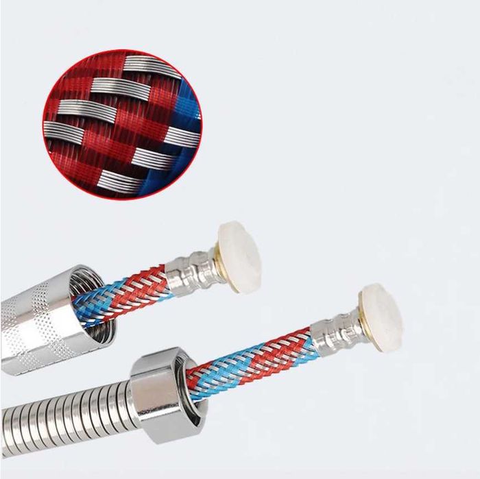 Wąż Prysznicowy Natryskowy Stal Nierdzewna Elastyczny 150cm