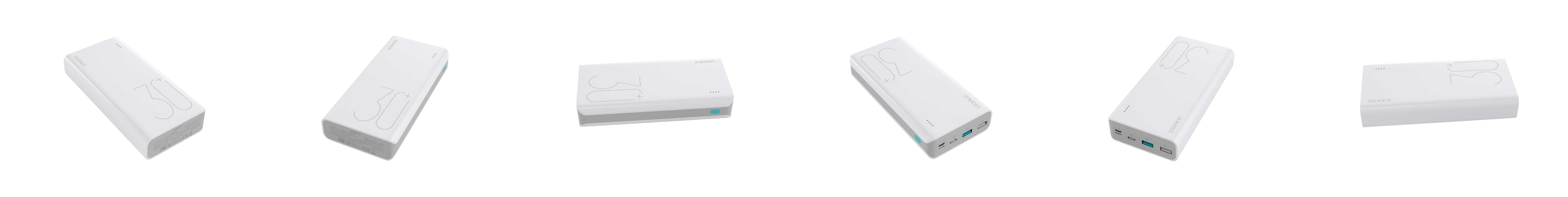 Повербанк Power Bank ROMOSS Sense8+ 30000mah Універс. мобільна батарея