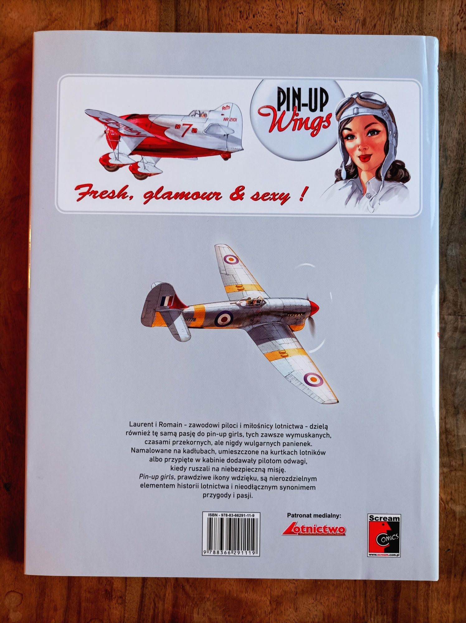 Pin-Up Wings - Hugault. Artbook. Biały kruk! Komiks nowy!