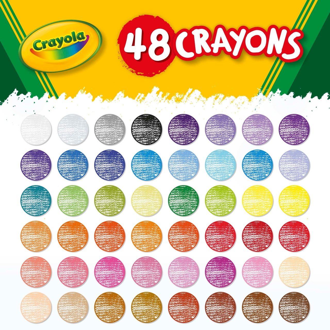 Пастель воскова Crayola 48 кольорів