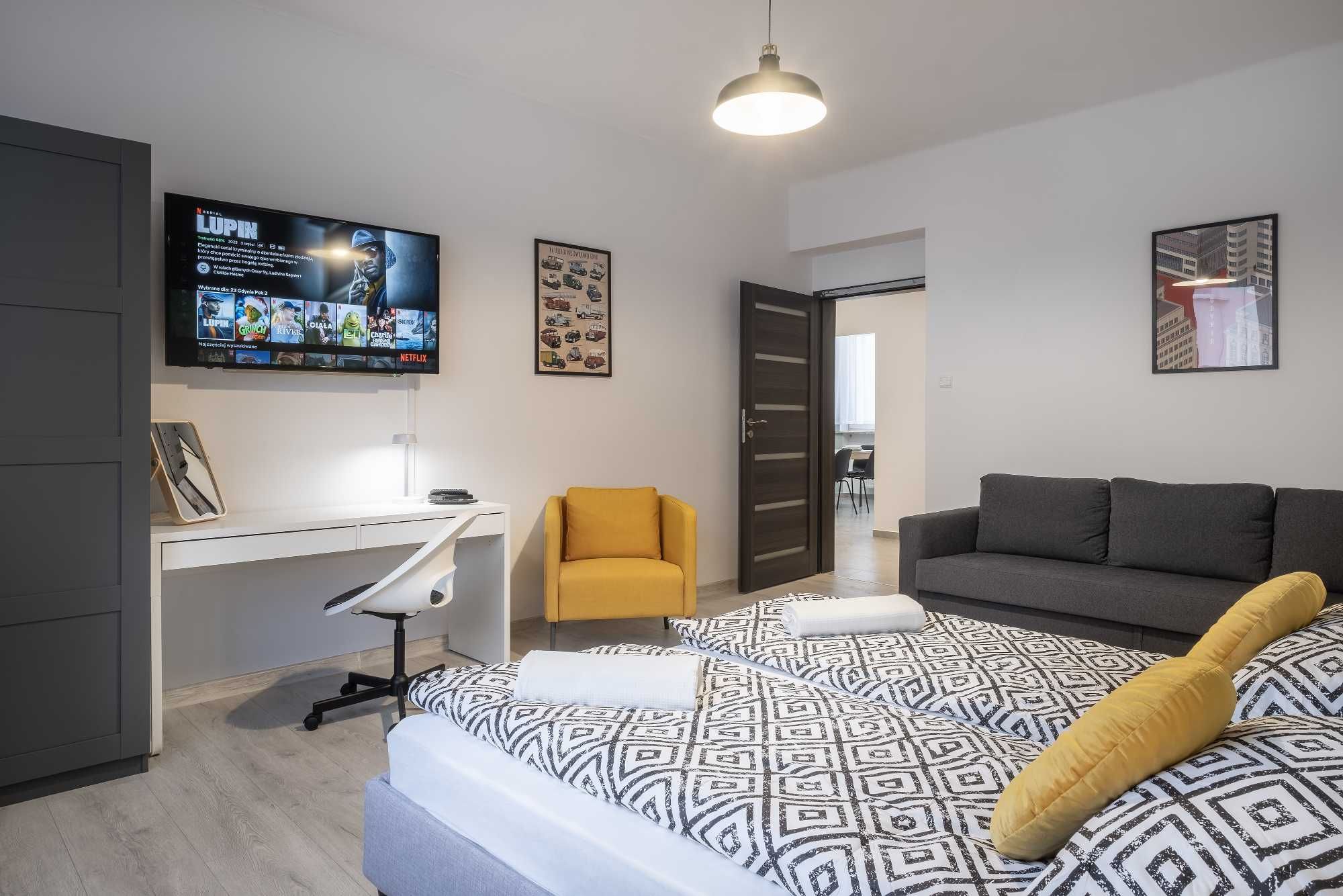 23 Gdynia Centrum - Mieszkanie Apartament dla 8 osób Śródmieście