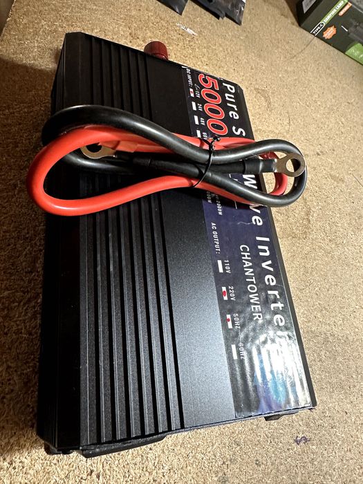 Інвертор 5000W 12-220v з дисплеєм, для котла, холодилььника, гарантія.