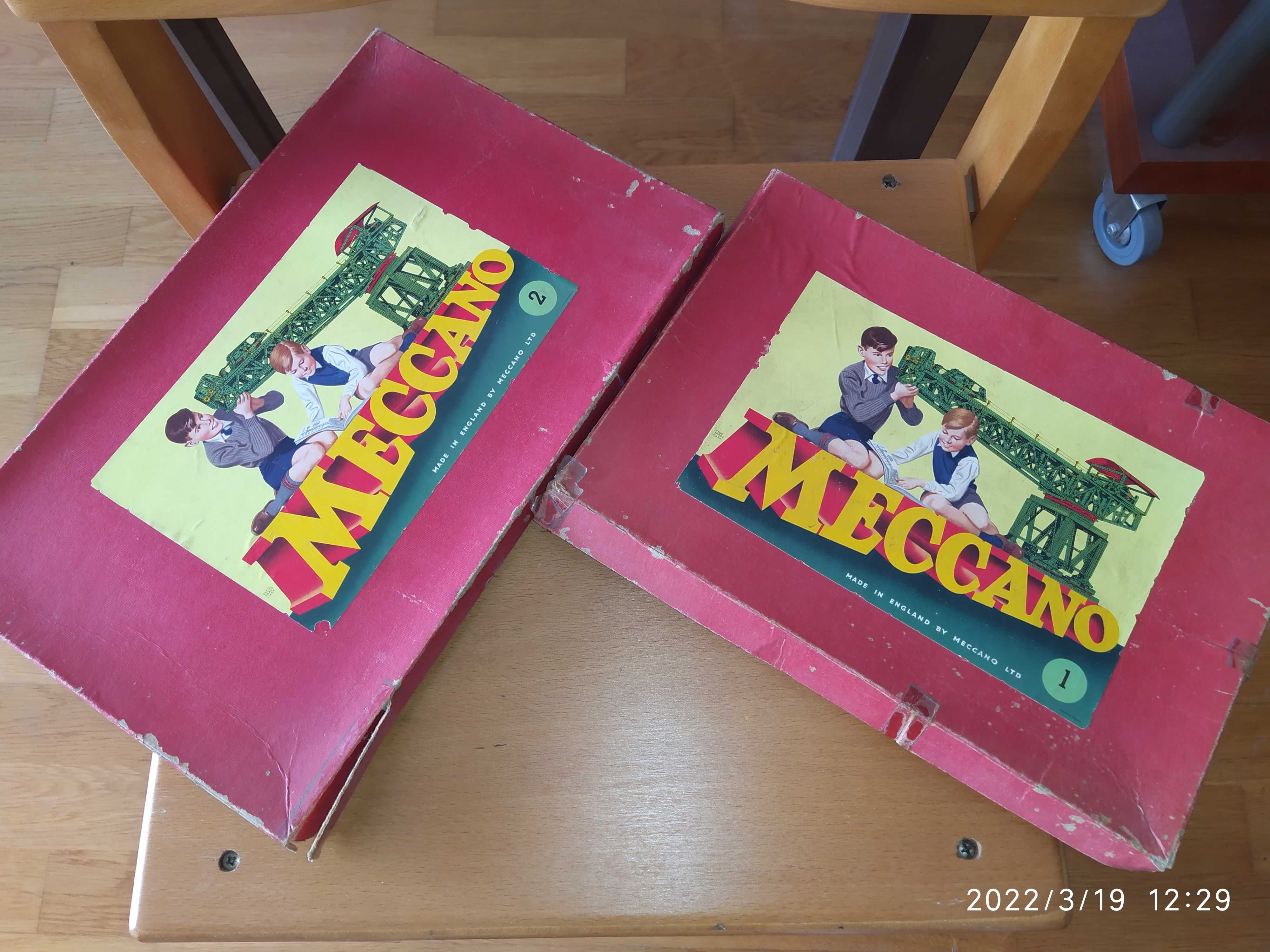 ##pack Meccano nº1 & nº2 incompleto com manual (vintage/em francês)##