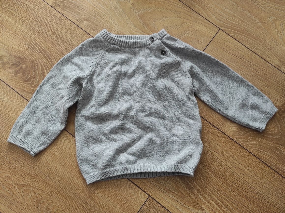 Sweter bawełniany 74 H&M