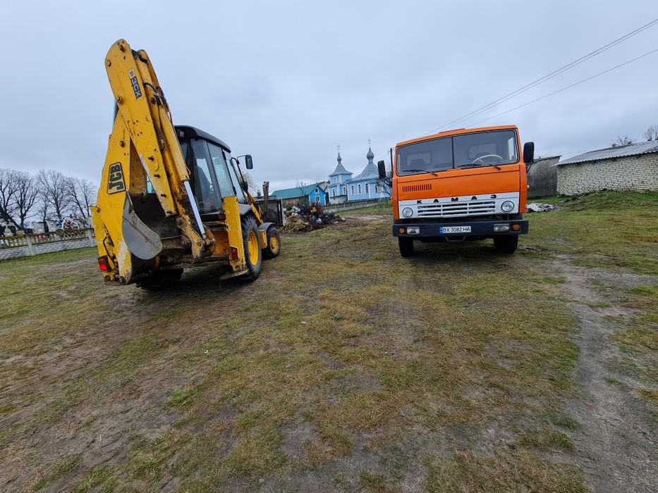 Послуги: гідромолота,  екскаватора-навантажувача та камазів