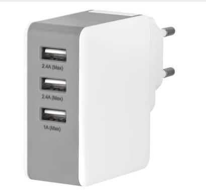 Carregador IPAD 24W, USB 2.4A, NOVO tablets telemoveis iphone ipad