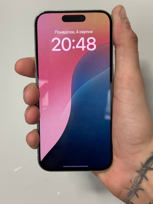 Вживаний Apple iPhone 15 Pro, 128Gb [ White Titanium ]