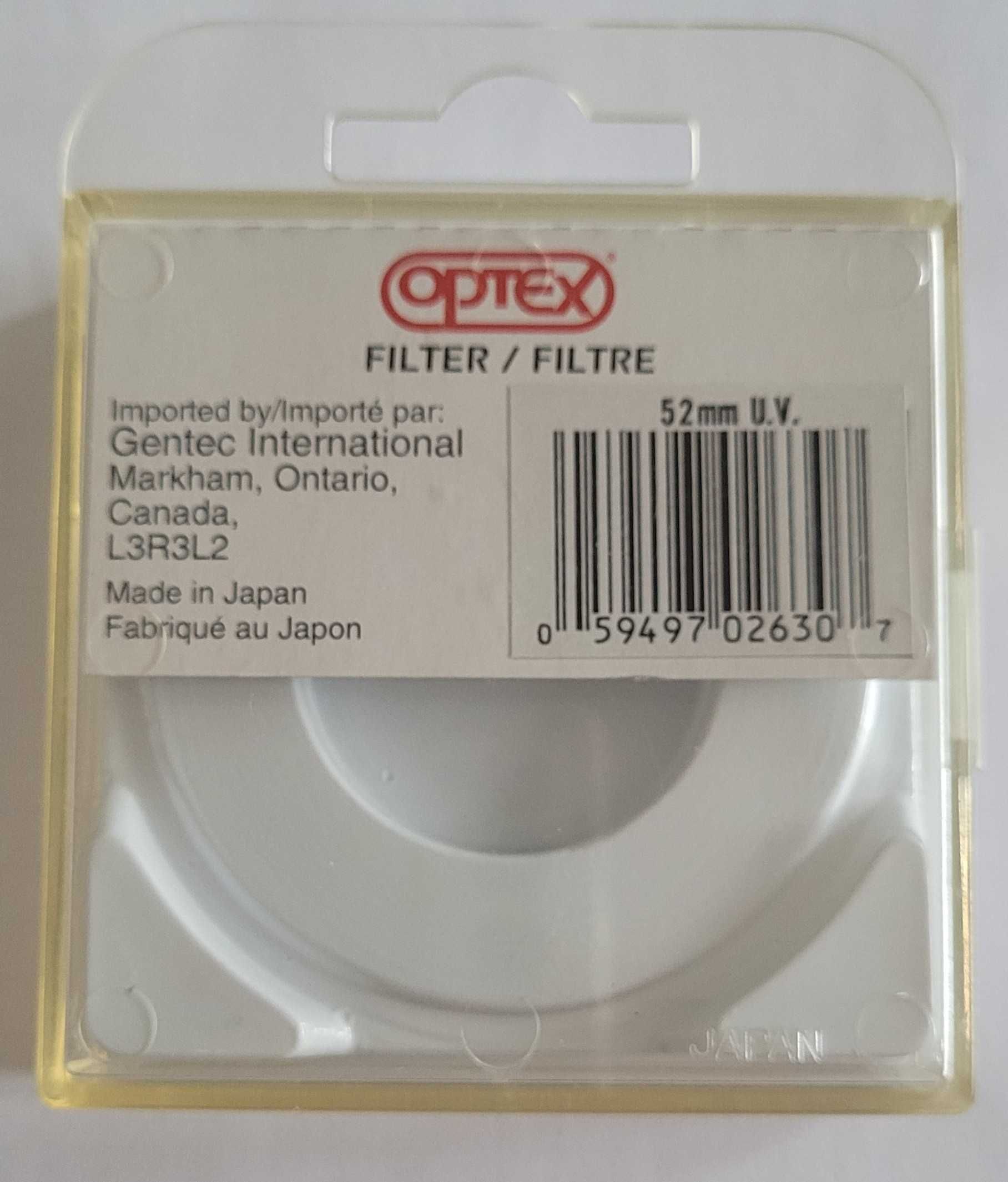 Filtr ochrony 52 mm Optex Japan