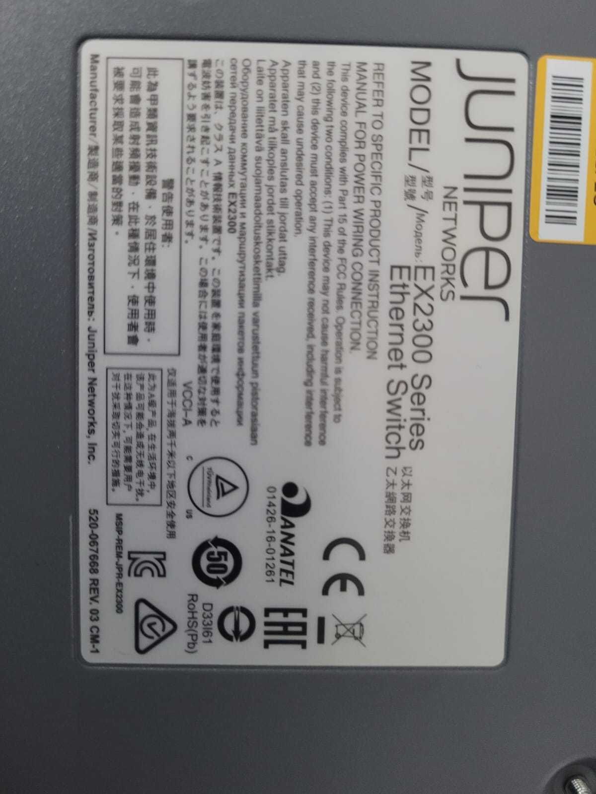 switch Juniper EX2300-48P 48x