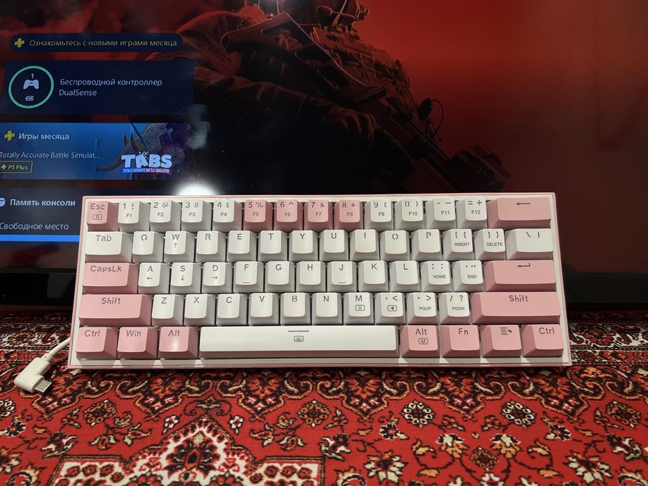 Клавіатура Redragon Fizz K617 ENG (K617RGB-GW) Проект!!!