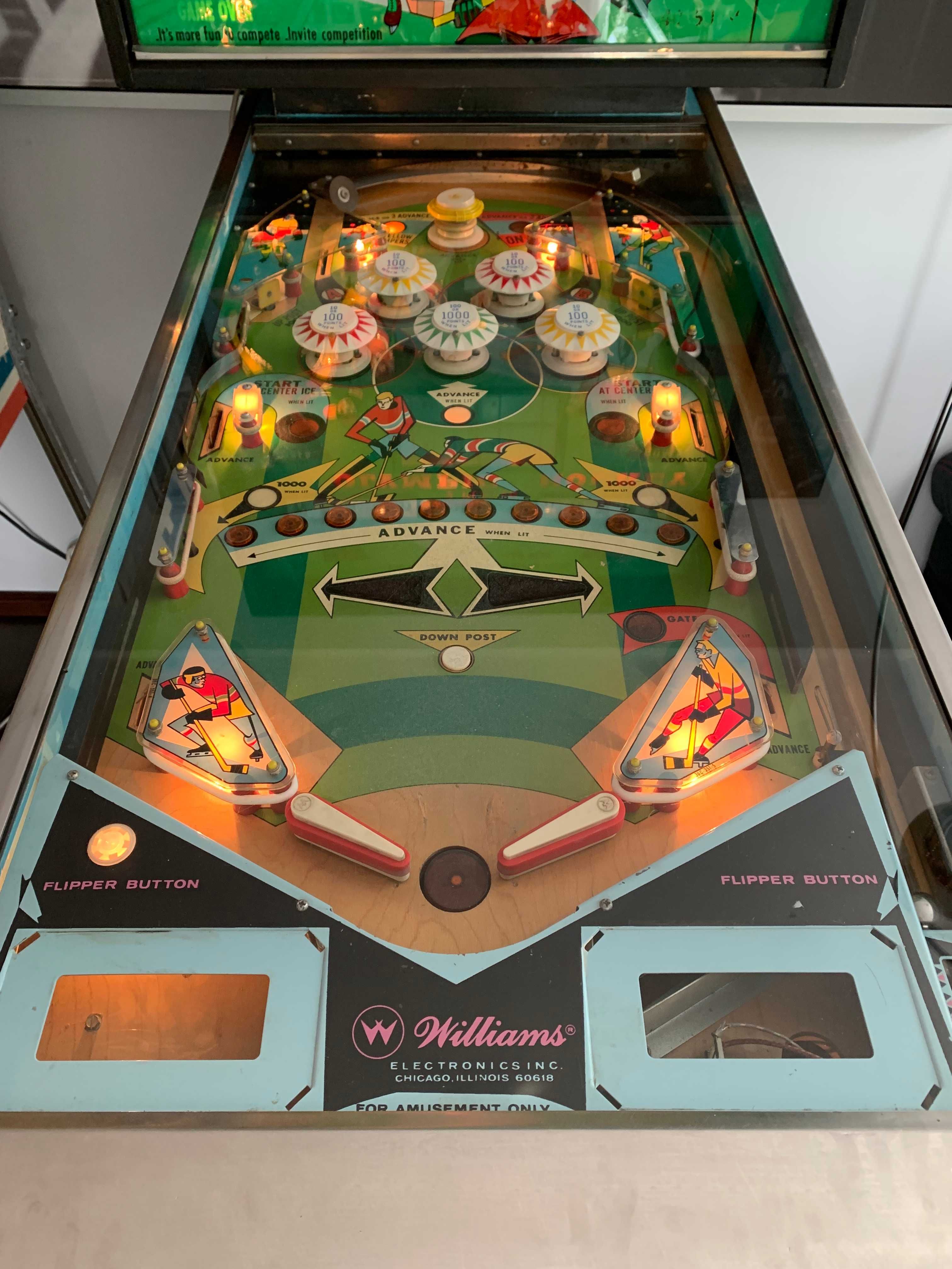 Flipper Pinball Williams Olimpic Hockey