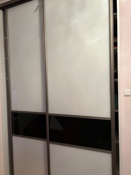 SZAFA biała przesuwana STAN BDB