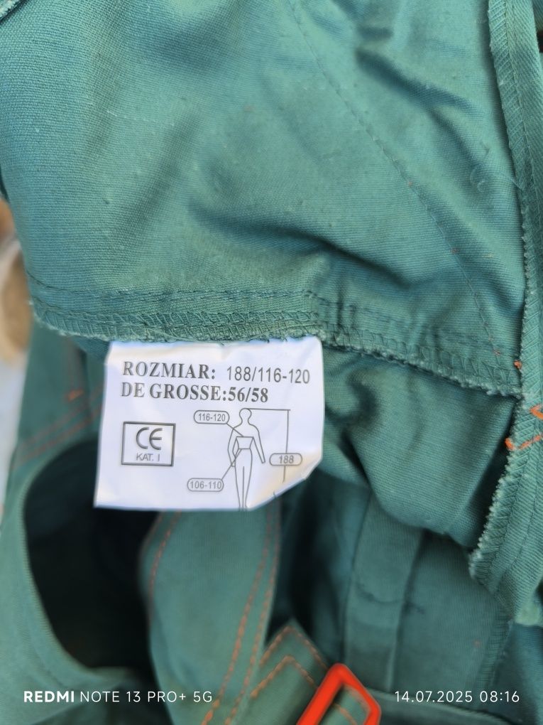 Ubrania robocze  rozmiary 2XL