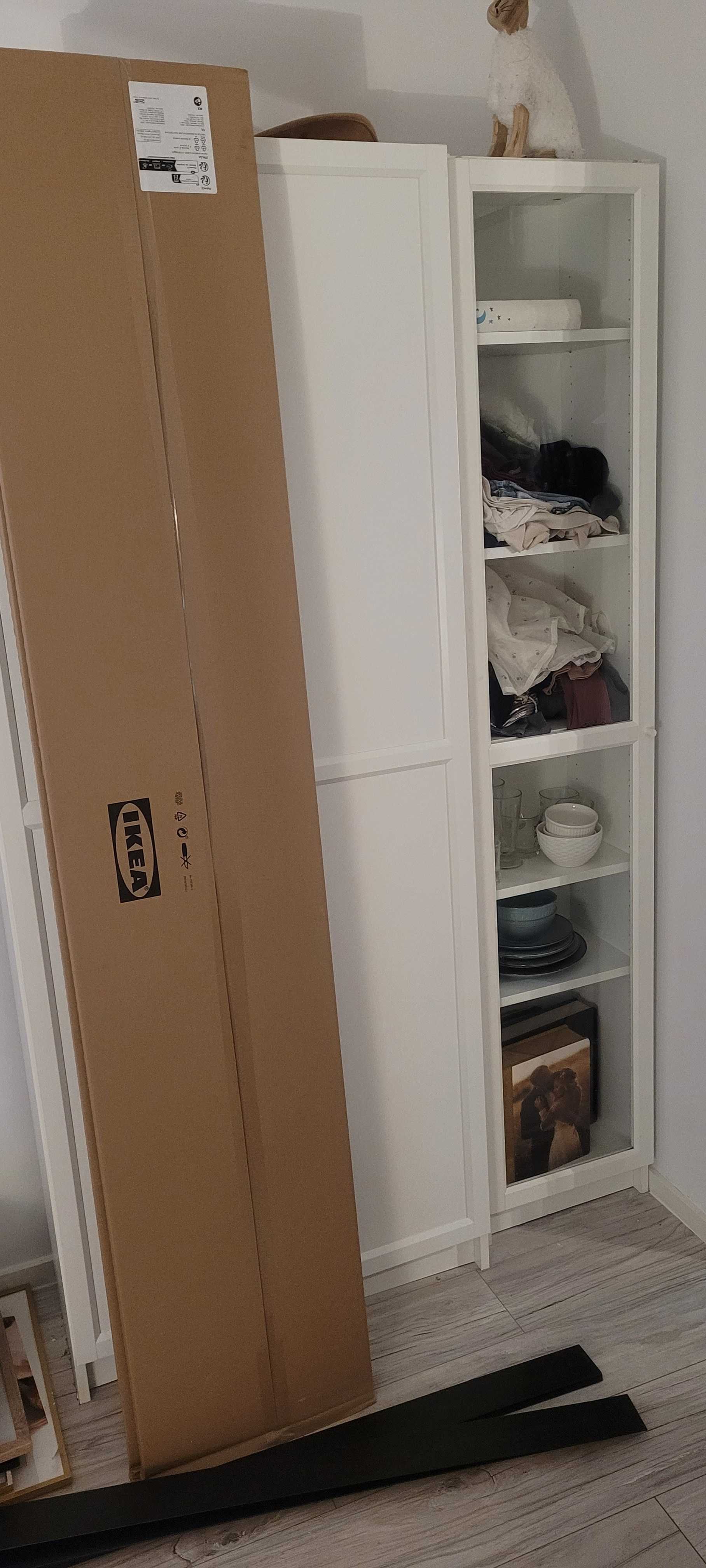 IKEA Drzwi szklane OXBERG, biały, 40x192 cm, nr 902.756.17