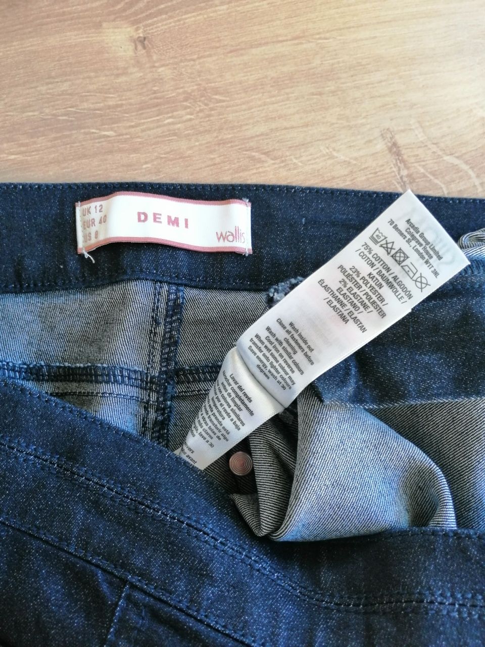 Spodnie jeansy granatowe Demi L/40/12