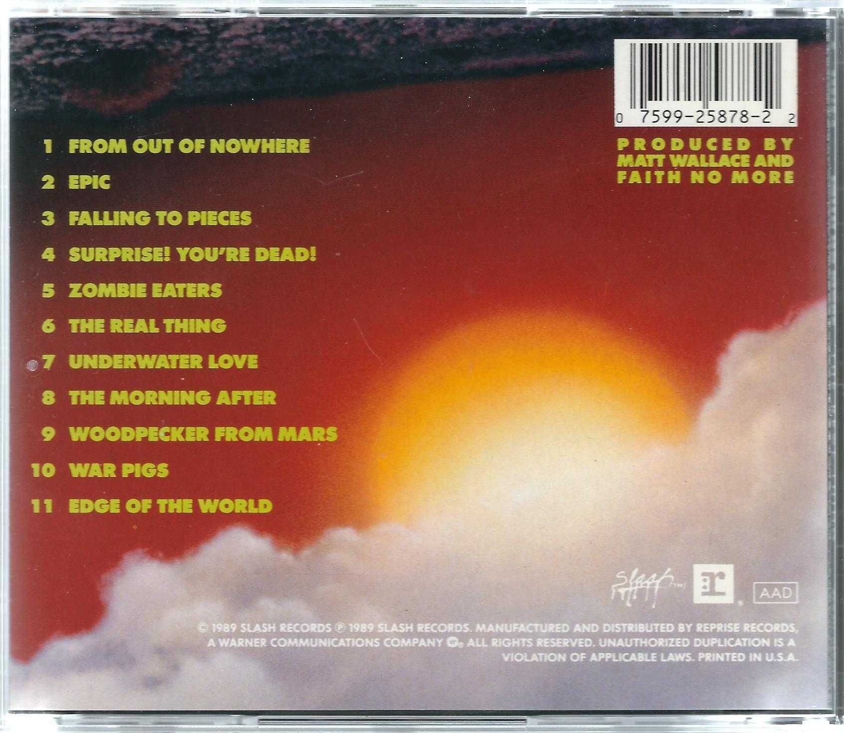 CD Faith No More - The Real Thing (1989) (Slash)