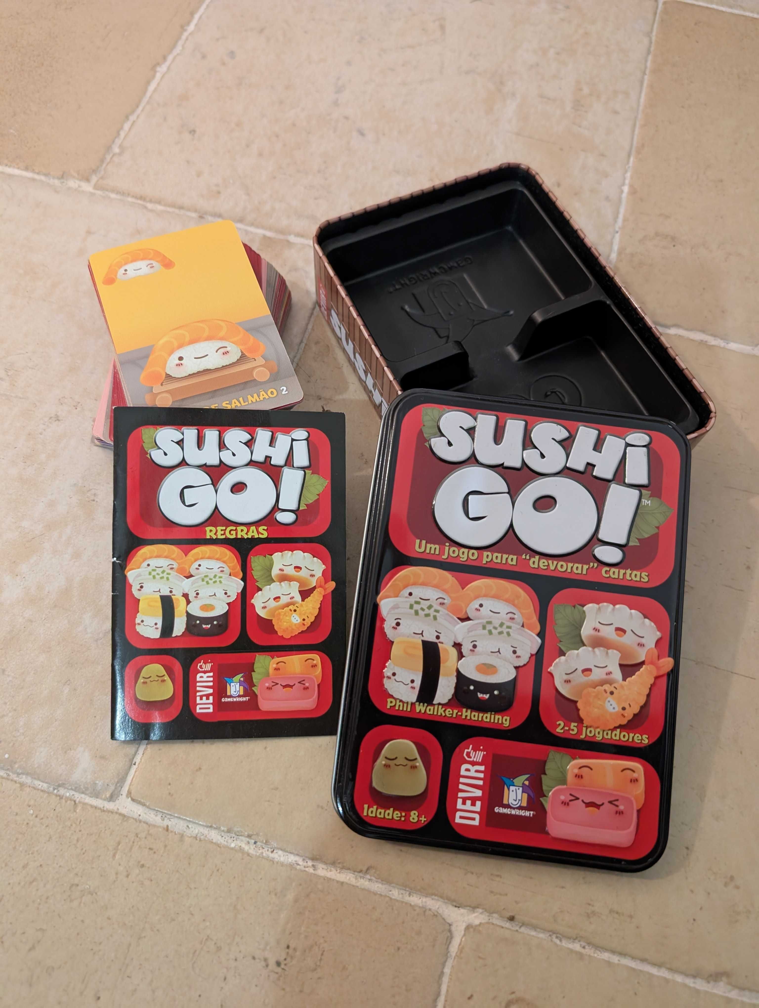 Jogo Sushi Go! - Devir