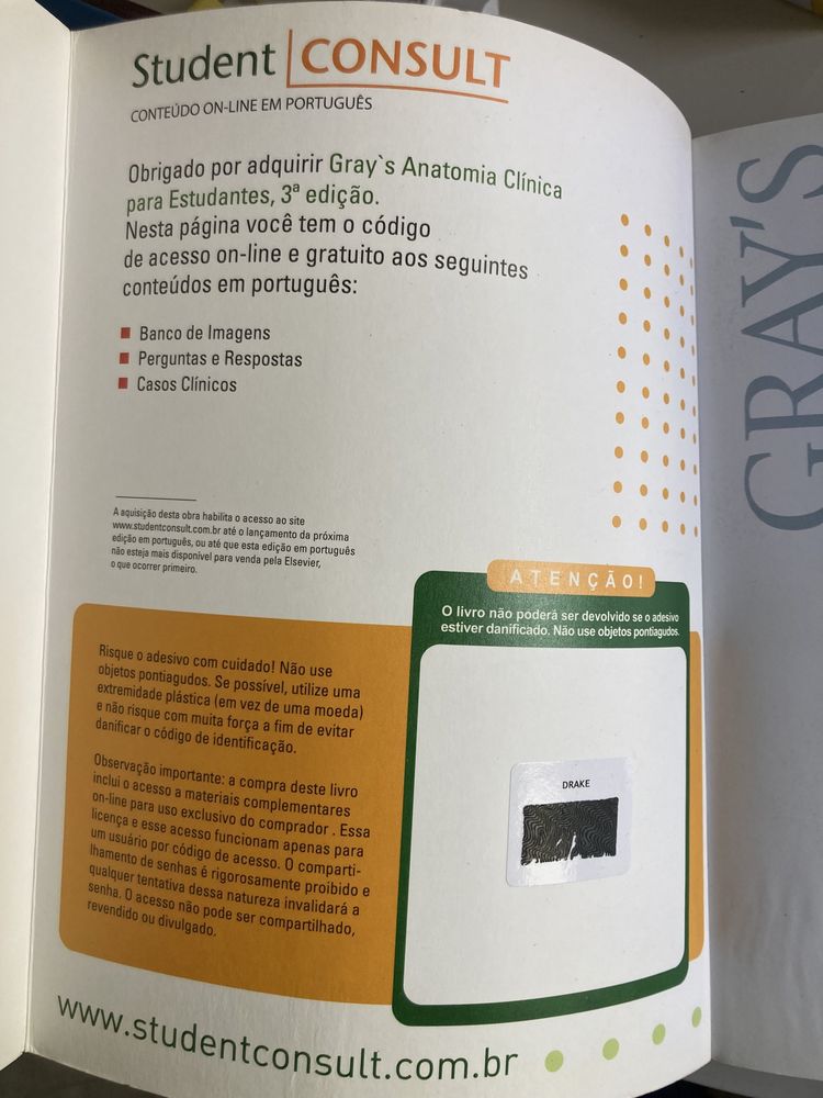 Gray’s anatomia clinica para estudantes 3 edicao