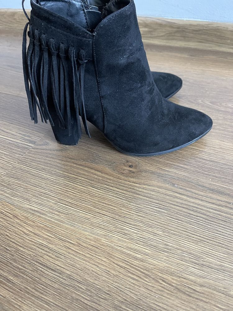 Buty damskie czarne 37