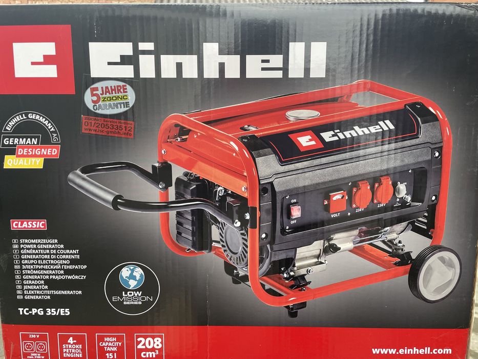Генератор бензиновий, Einhell