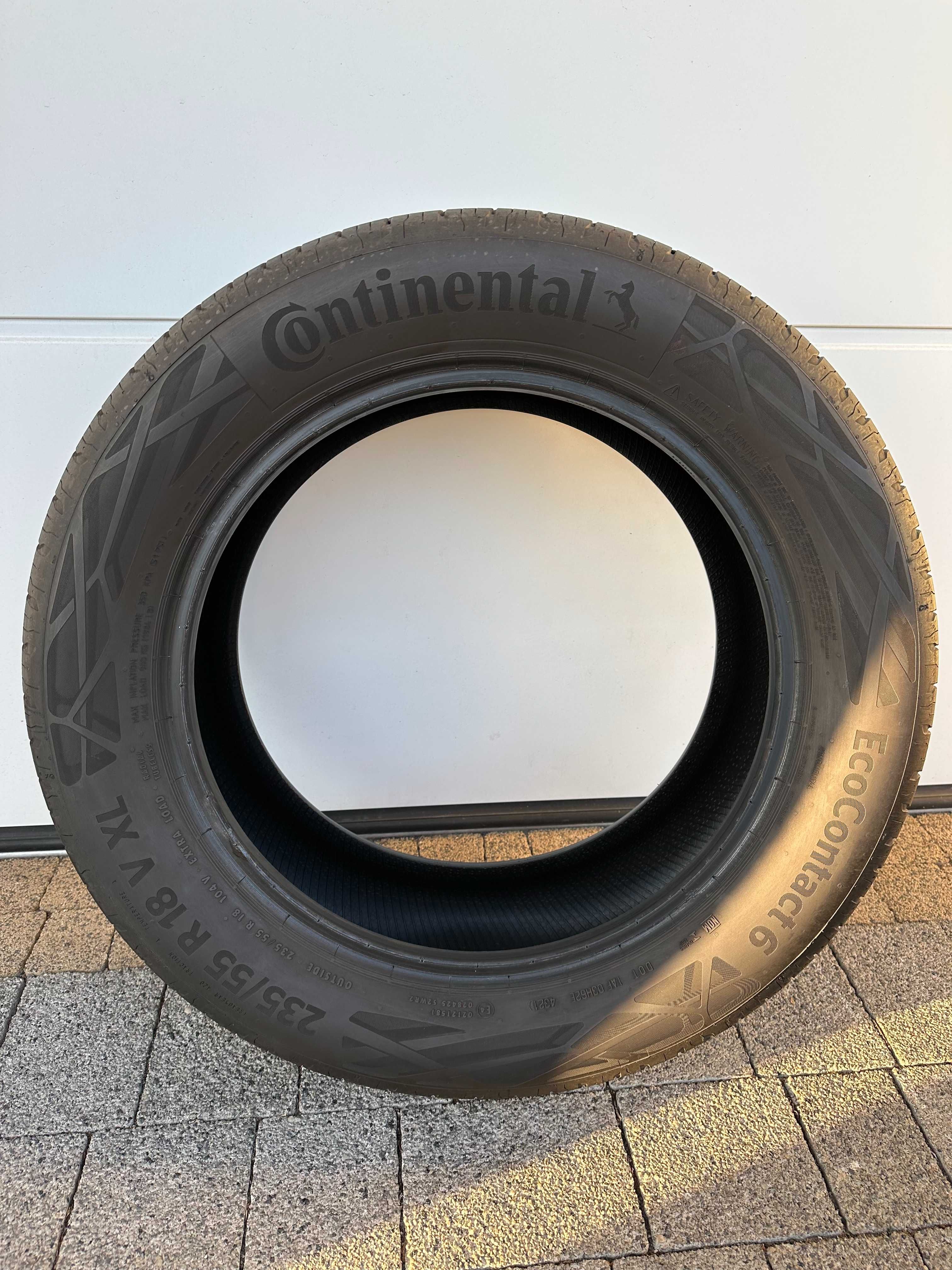 Opony Continental EcoContact 6 235/55/R18 104 V XL - Lato 4 szt.