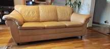 Sofa skórzana 3 os.