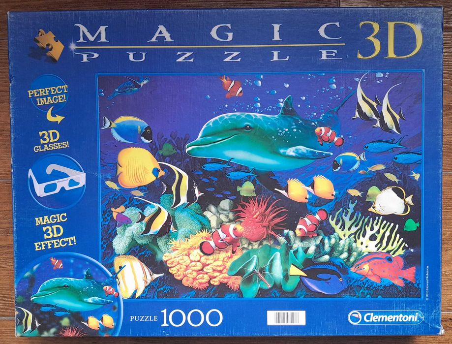 Puzzle Mágico 3D - 1000 Peças - Clementoni