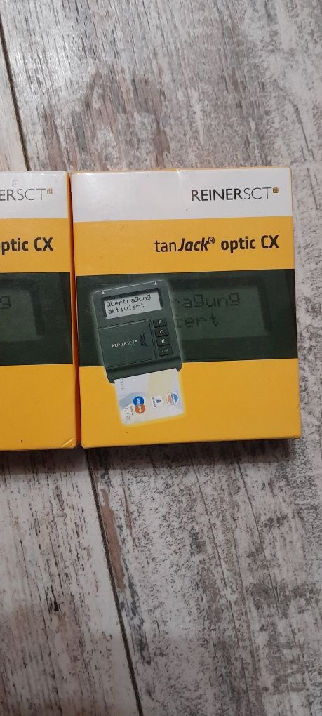 REINER SCT tanJack optic CX Online Banking TAN Generator для ChipTAN +