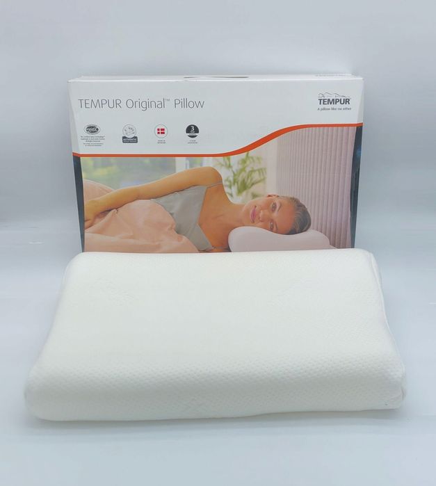 TEMPUR Poduszka Ortopedyczna Memory Foam Komfort dla Śpiących na Boku
