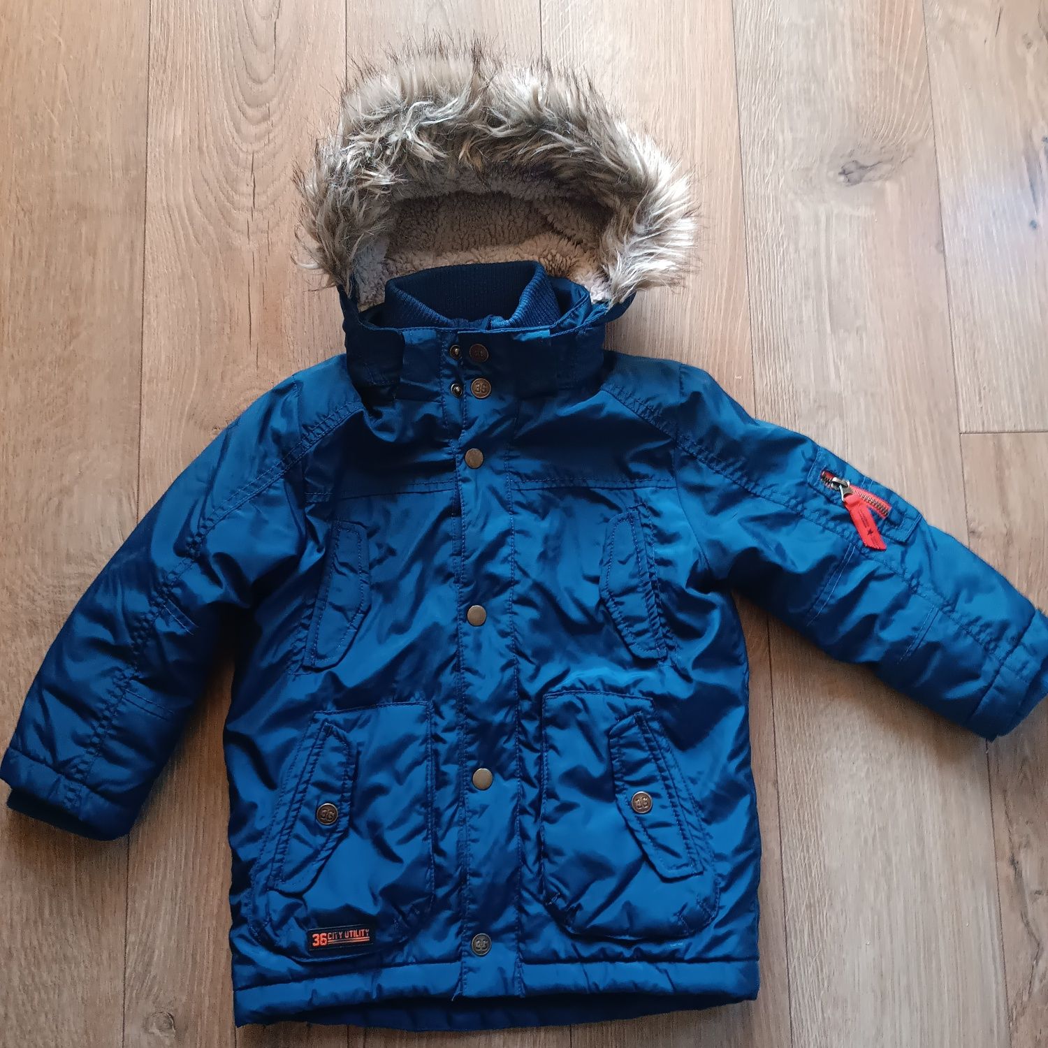 Kurtka parka zimowa 104 h&m