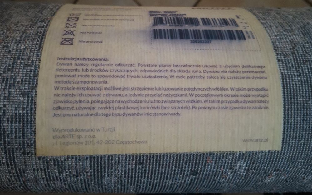 Dywan turecki 160x230cm szary