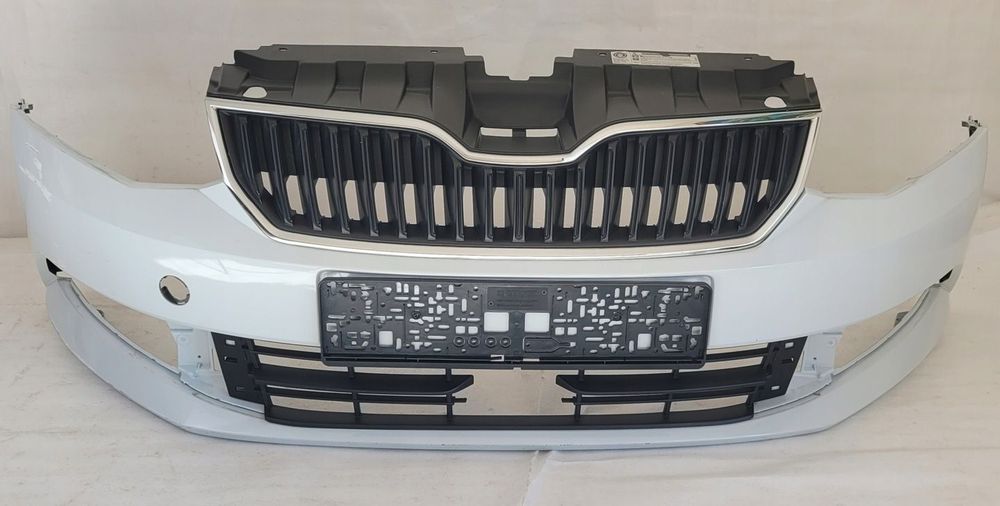 ZDERZAK GRILL PRZÓD SKODA FABIA III 6V0 2014-2018