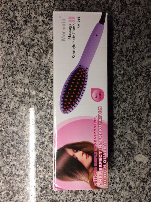 Escova de cabelo elétrica