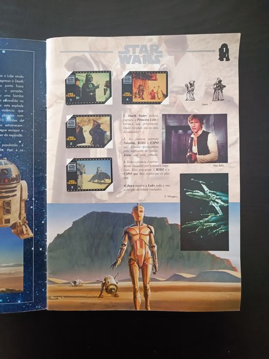 Caderneta star wars matutano 50/50