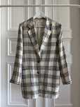 Vintage René Lezard Linen Blazer - marynarka z lnu