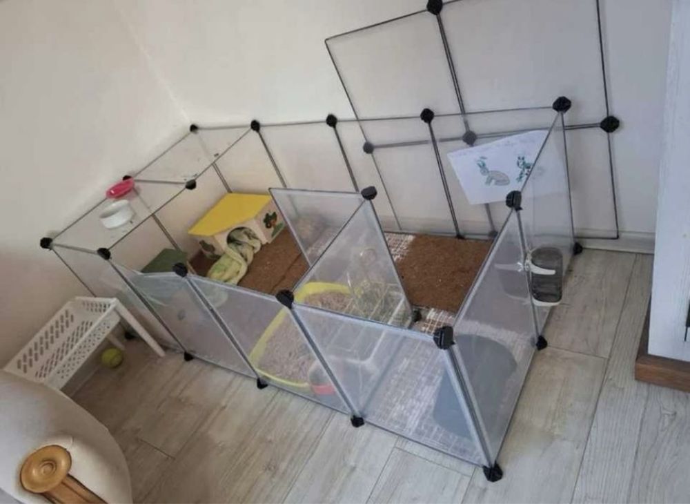 Klatka kojec wybieg dla zwierzat królików