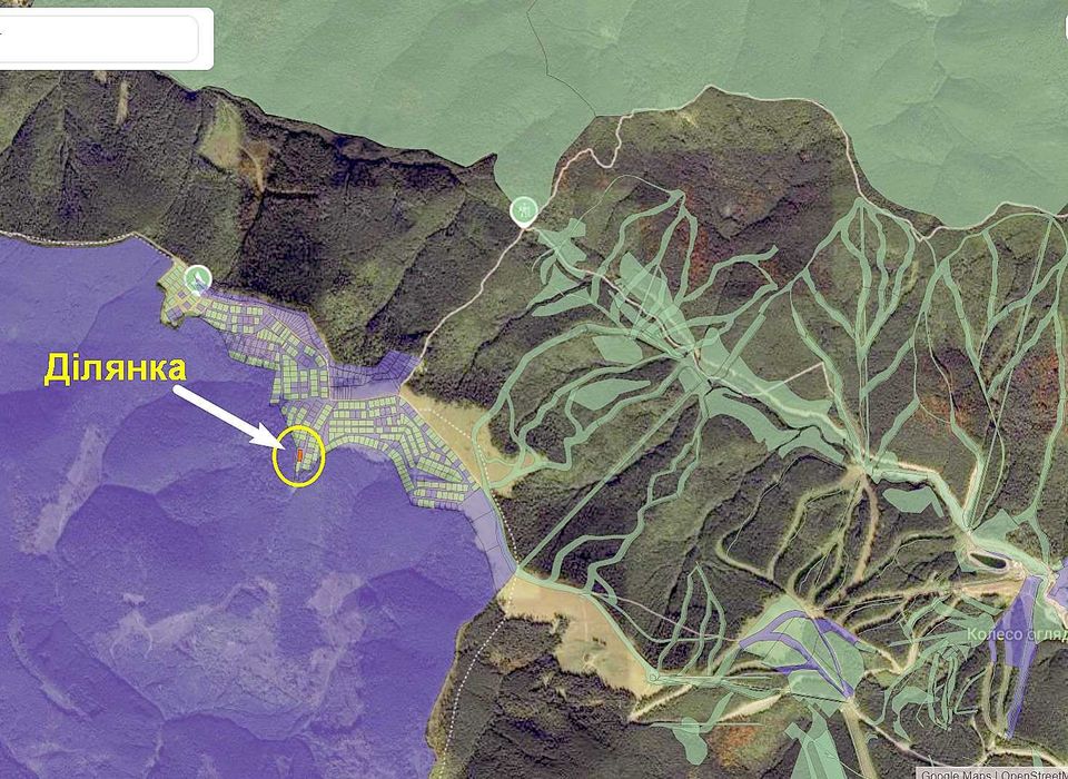 Продам ділянку в Закарпатській область біля Буковелю