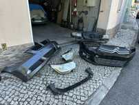 Bmw e90 e91 citroen c4 Parachoques farois frente fibra reforço grelha