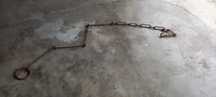 Antiga corrente em ferro