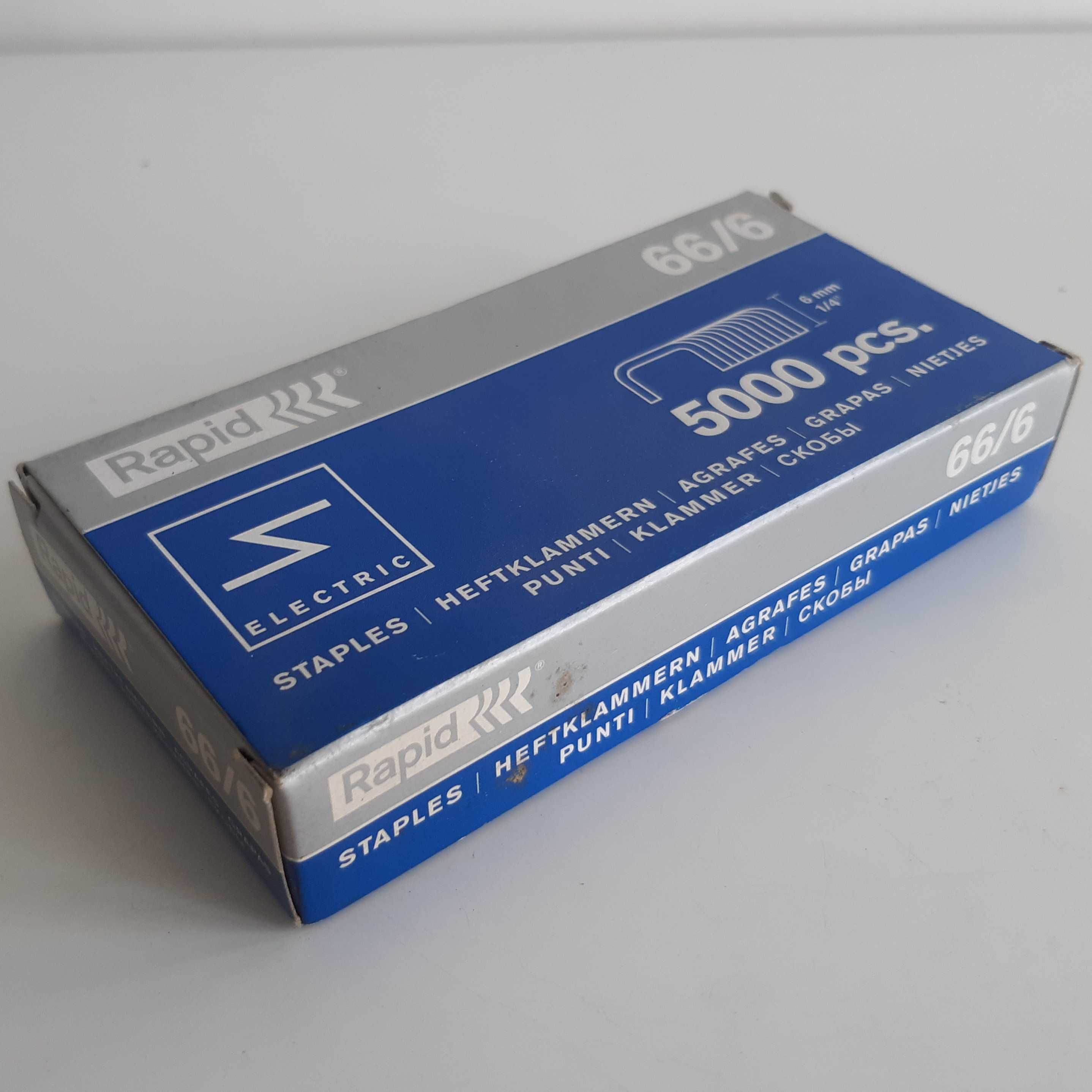 Caixa Nova 5000 Agrafos Rapid Electric 6mm - 66/6