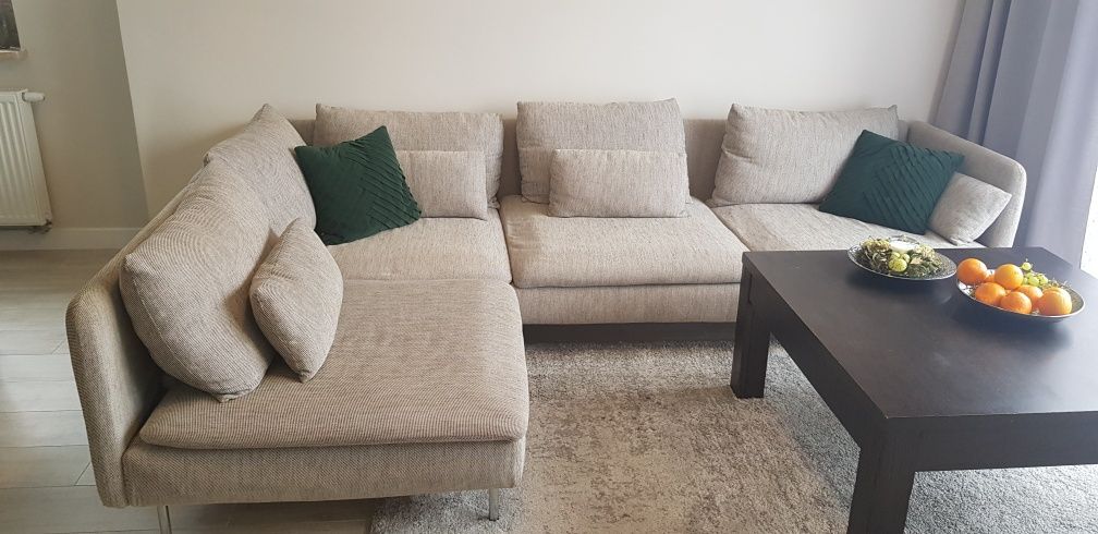 Sofa Soderhamn Ikea Viarp beż/brąz