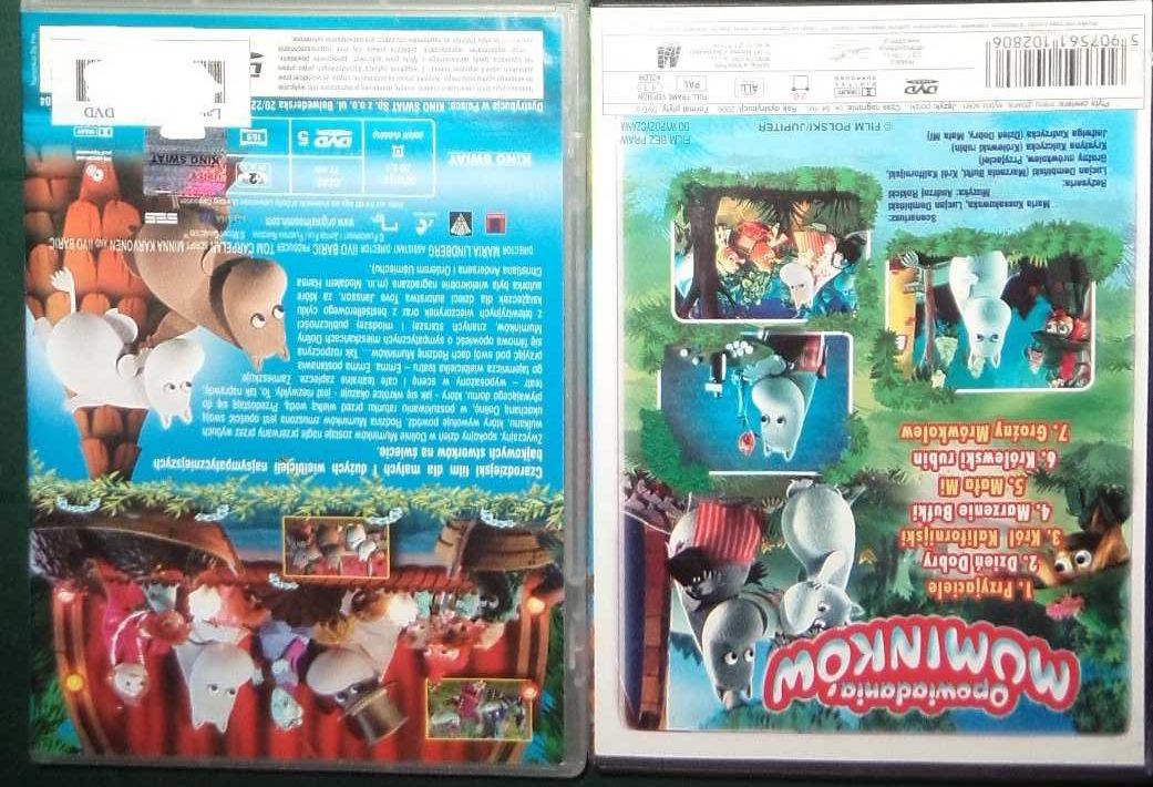 3x Muminki - film DVD Lato i  Opowiadania Muminków, Tove Jansson