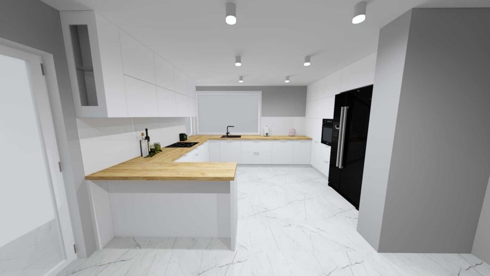 Kuchnia na wymiar - stan prawie idealny, niska cena