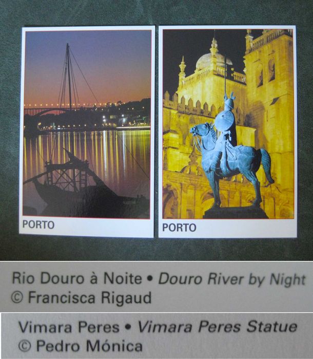 8 Bilhetes Postais c/ Selo da Cidade do Porto do Ano 2001 CTT