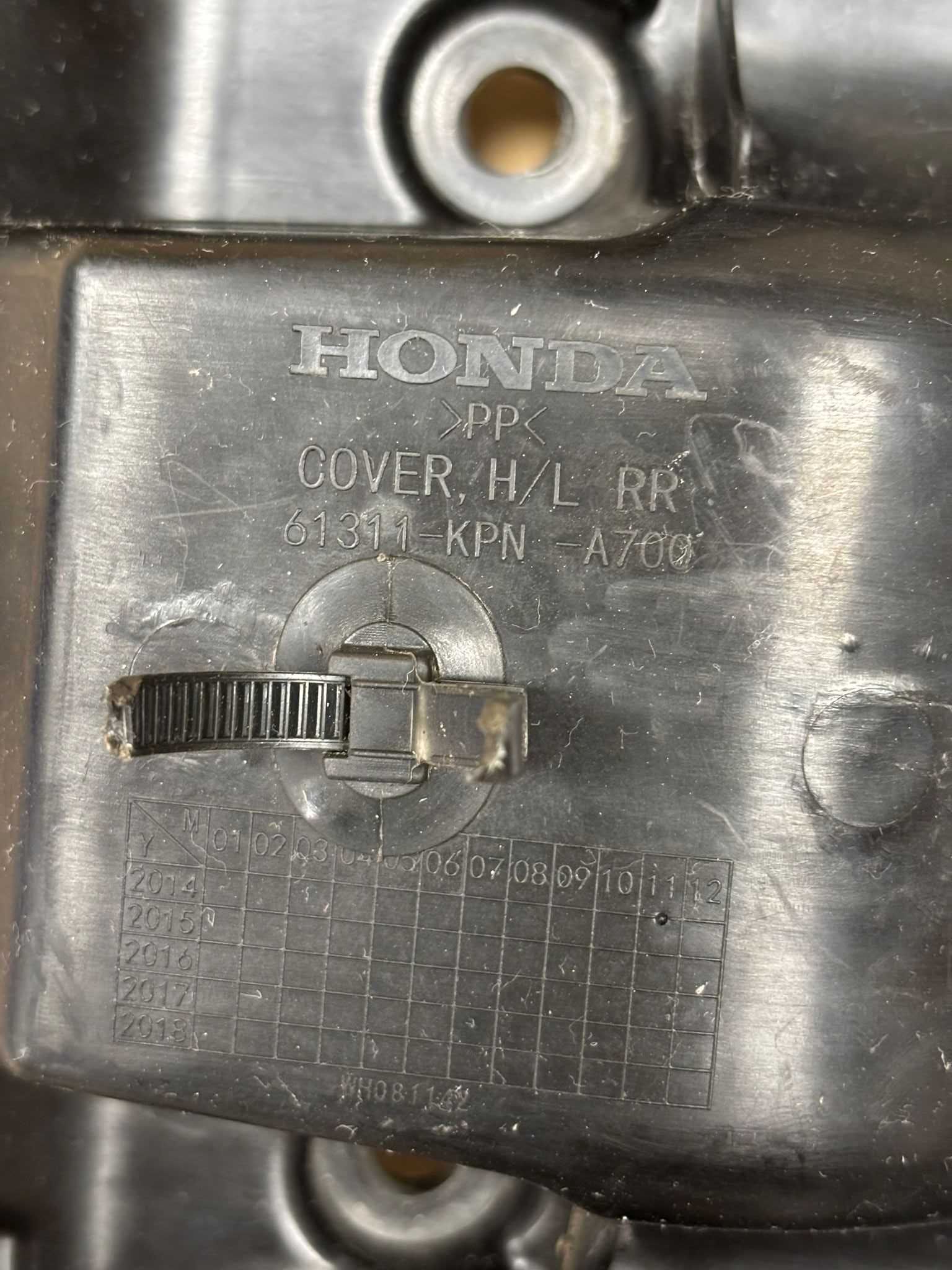 Stelaż Mocowanie Czachy Czaszy Owiewki Honda CB 125 F 15-20
