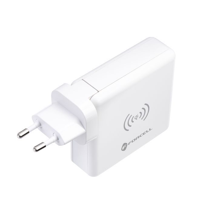 Wielofunkcyjna ładowarka Forcell F-Energy 4w1 2 x USB A + USB C 15W