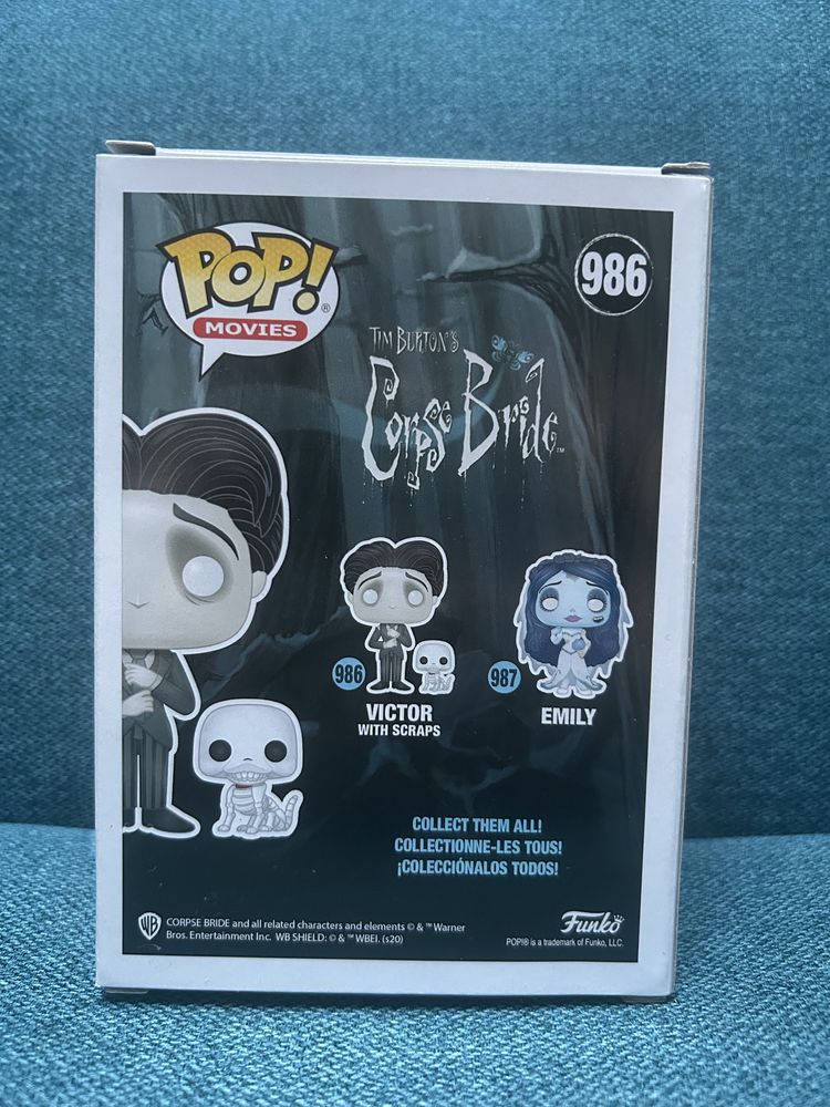 Funko pop Corpse Bride Victor with Scraps